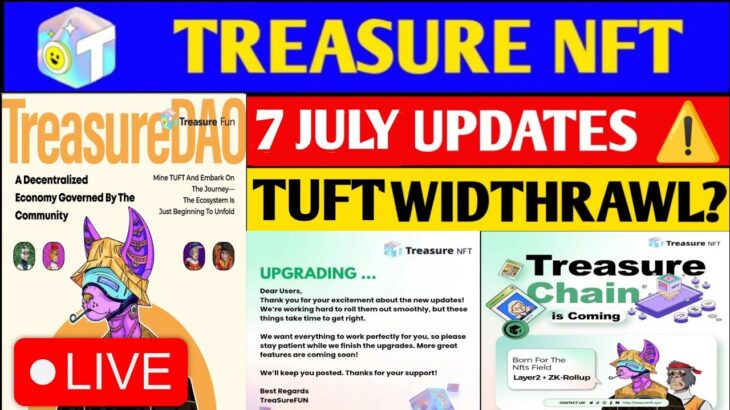 Good News😱 Treasure NFT New Update Today | Treasure FUN New Update Today |Scam, Problem Withdrawal.