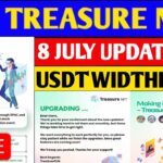 Good News🤑 Treasure NFT New Update Today | Treasure FUN New Update Today | USDT Widthrawl Notice