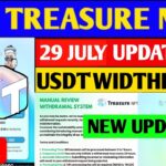 Good News😱 Treasure NFT New Update | Treasure FUN New Update Today | Treasure Nft Withdrawal Update