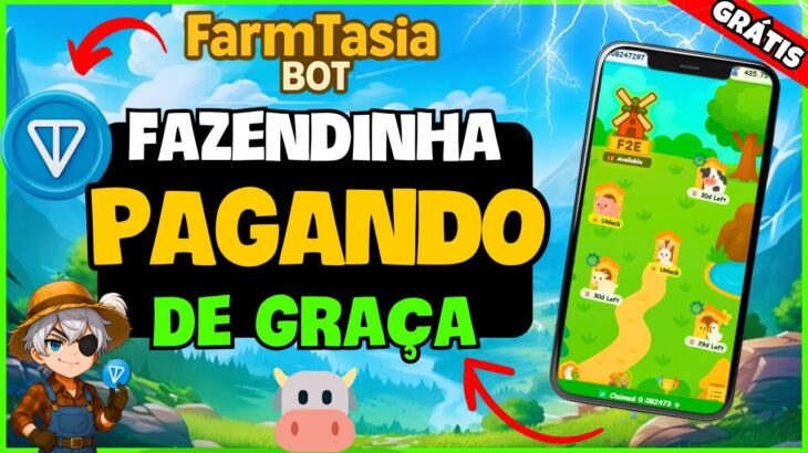 🔥 LANÇOU JOGO NFT GRÁTIS MOBILE de FAZENDINHA no TELEGRAM ! Como INICIAR no FARMTASIA – FREE TO PLAY