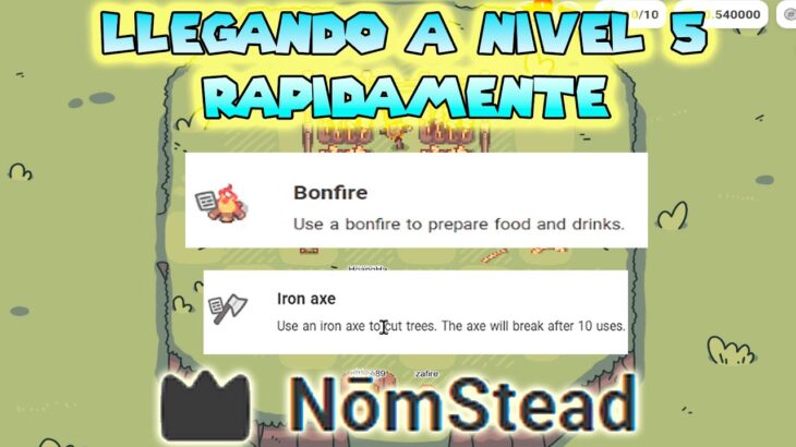 🪓LLEGA RAPIDO A LV5 💥🍽NOMSTEAD NFT 2025
