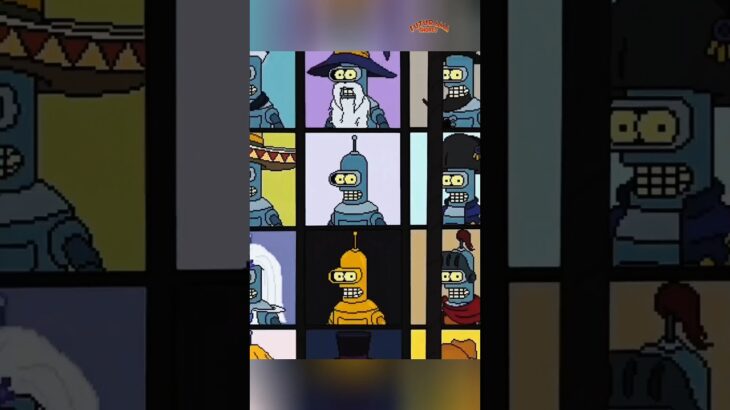 В МУЗЕЕ NFT 🤔🧐 #футурама #futurama