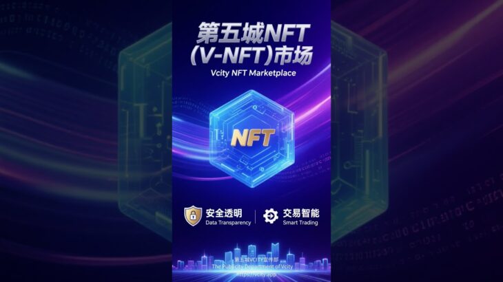 第五城NFT（V-NFT）市场安全透明 交易智能＃谢章＃第五城＃NFT