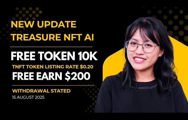New Update Treasure NFT Today 2025 | Free Token Mile Gaye Register Karte TNFT Token 10000