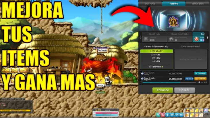 ❗POTENCIA TUS ITEMS EN MAPLESTORY UNIVERSE | JUEGO NFT FREE TO PLAY 2025 PAGANDO