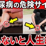【放置厳禁】知らないと一生後悔…糖尿病で起きやすい「足」のやばすぎるSOSサイン7選・糖尿病を予防する食事療法【糖尿病・高齢者・血糖値・HbA1c】