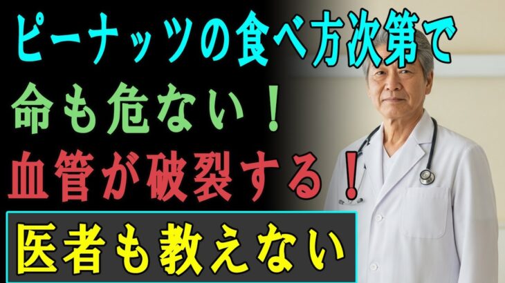 高血圧や糖尿病でお悩みの方は、ピーナッツをこう食べてください！医者も驚く奇跡が起こります。ピーナッツと相性が悪い食品TOP3！ピーナッツの効能・健康情報。