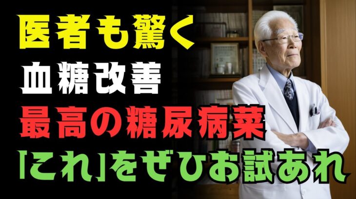 医師も驚いた！糖尿病が安定した野菜TOP5｜膵臓を守り血糖を下げる最強の食材とは？【高齢者向け健康習慣】