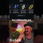 Батёк выполнил… Промокод:Telegram50stars | крутил на giftsbattle #shorts #nft #батёк