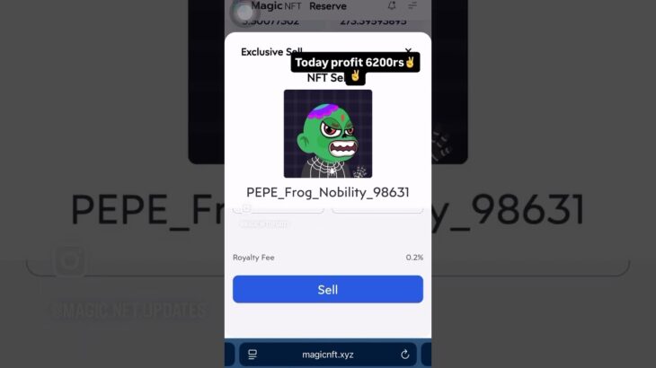 Today earning 6200rs ✌️✌️ Magic NFT day by day 📈 #magicnft #nft #treasurenft #money