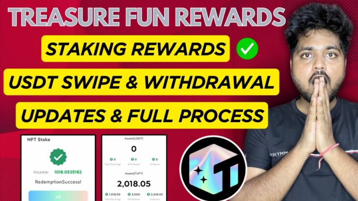Treasure Fun Staking Rewards Start 🔥 Treasure nft withdrawal process & update | treasure fun update