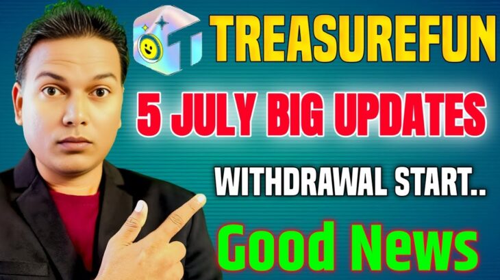 Treasure NFT//Treasure Fun New Update Today//Withdrawal start Update..//Good News..