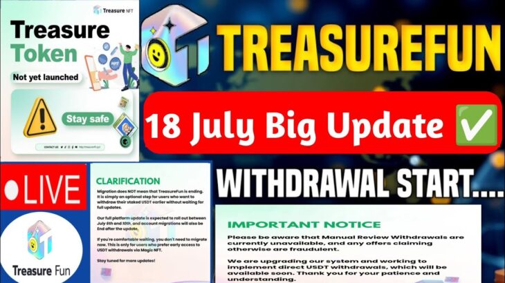 Treasure fun new update today! Treasure NFT new update today!