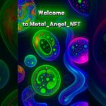 ✨ Welcome to the Neon NFT World of Metal_Angel  #nft #nftdrop  #FluorescentArt #1of1NFT