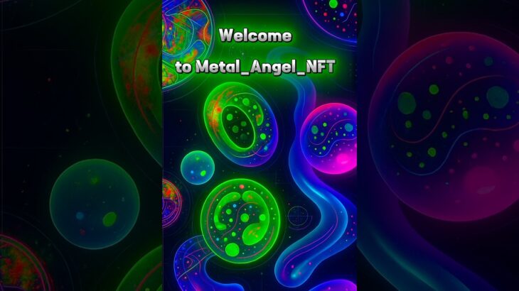 ✨ Welcome to the Neon NFT World of Metal_Angel  #nft #nftdrop  #FluorescentArt #1of1NFT