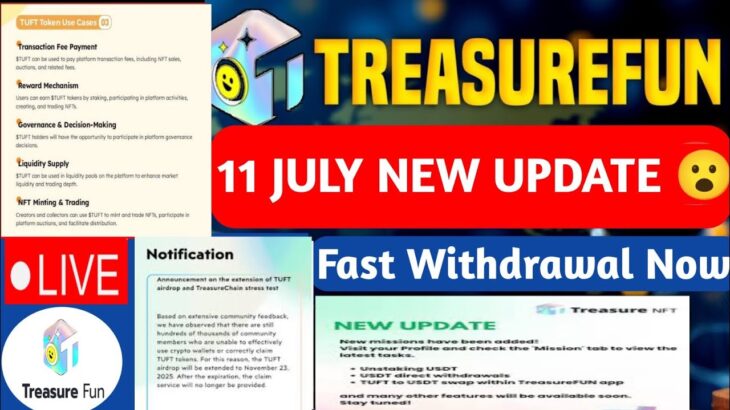 treasure fun new update today!treasure nft new update today! Treasure fun! Treasure NFT