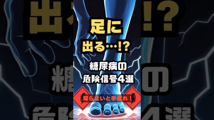 糖尿病の怖いサイン、足に出ていませんか？知らないと悪化するかも…！