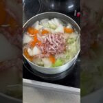 ＼糖尿病家のごはん／野菜たっぷりのお味噌汁作り動画・ #糖尿病 #簡単レシピ #脂肪肝 #高血圧 #ダイエット #味噌汁