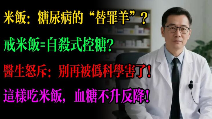 米飯：糖尿病的“隱形推手”還是“能量核心”？#糖尿病 #血糖管理 #米飯與糖尿病 #糖尿病飲食 #低血糖 #健康飲食 #血糖控制 #健康生活 #降血糖 #糖尿病患者飲食