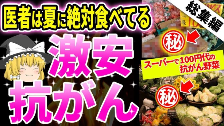 【総集編】夏に食べるほどガンにも糖尿病にも効く奇跡のお手軽夏野菜の正体とは【ゆっくり解説】