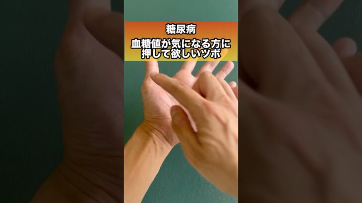 【糖尿病】血糖値が気になる人に押して欲しいツボ#糖尿病 #糖尿病予備群 #糖尿病予防 #血糖値 #血糖値コントロール #糖尿病改善