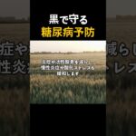 黒で守る糖尿病予防