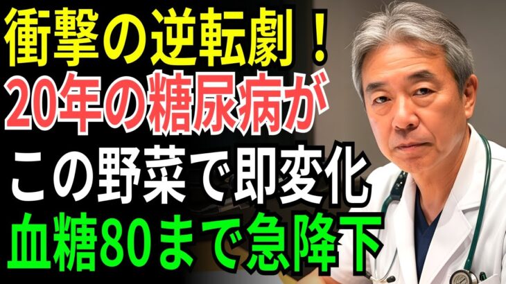 医師も語らない秘密…200円で血糖を抑える最強野菜、糖尿病撃退の真実
