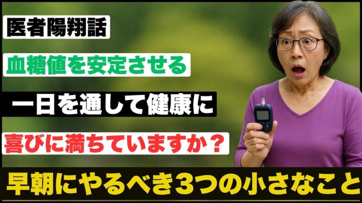 糖尿病患者が一日中血糖値を安定させるのに役立つ3つの朝の習慣 – 薬は必要ありません!#糖尿病 #血糖値対策 #生活習慣病 #朝の習慣 #糖尿病合併症 #レモン水 #食事療法 #医師が教える