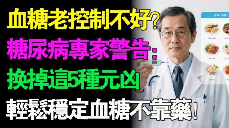 糖尿病患者必看！日本權威醫生40年實戰揭秘3大飲食誤區！換掉這5種偽健康食物，這才是控糖真相！ #健康知識 #老年健康