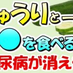 きゅうりと〇〇を一緒に食べると糖尿病が消える！？血糖値を安定させる食べ物5選【ゆっくり解説】