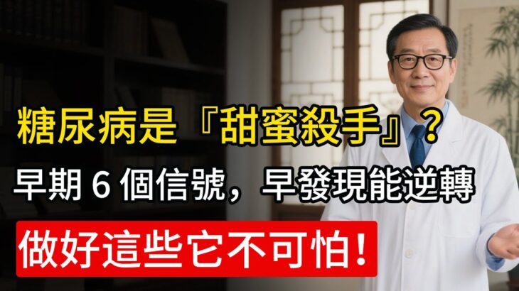 糖尿病是『甜蜜殺手』？它不可怕，可怕的是你以為『血糖高一點沒關系』！早期 6 個信號，早發現能逆轉！#降血糖 #降血糖食物 #健康 #營養