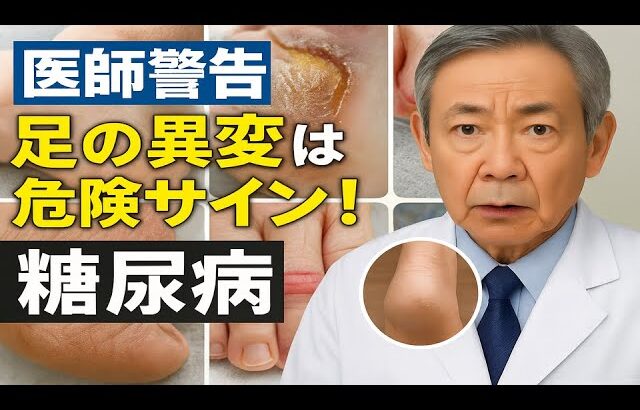 78歳医師が教える！足からわかる糖尿病の危険サイン