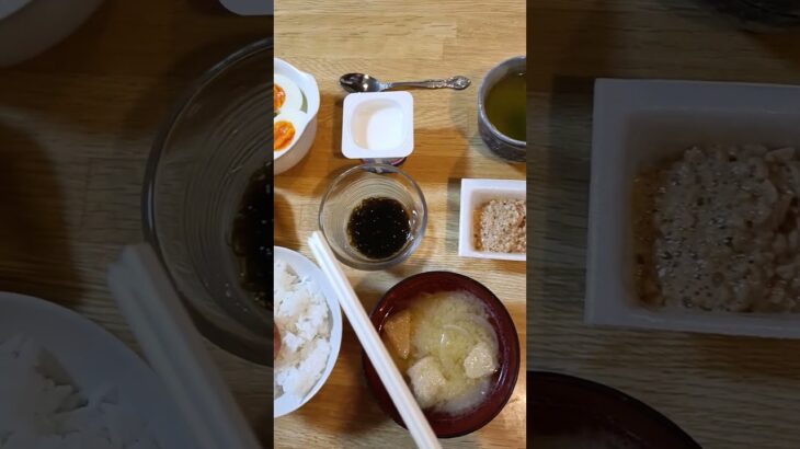 頑固な便秘と糖尿病が改善した食事　8/28の朝食