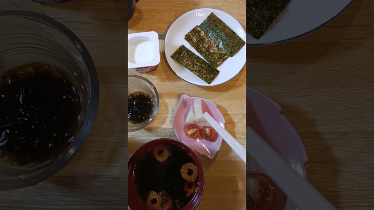 頑固な便秘と糖尿病が改善した食事　8/31の朝食