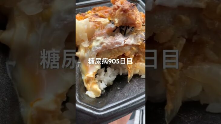 トライアルのカツ丼助かる糖尿病905日目食事記録 #カツ丼 #雑魚飯  #糖尿病の品格 #糖尿病 #心筋梗塞 #血糖値 #hba1c #ダイアベティス