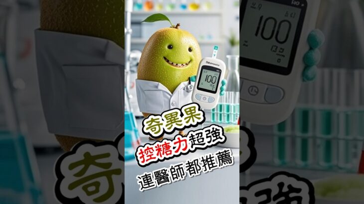 【糖尿病人必看】控糖神助攻！奇異果真的太神了～#糖尿病飲食 #血糖控制 #低GI水果