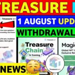 Good News🤑 Treasure NFT New Update | Treasure FUN New Update Today | Treasure Nft Withdrawal Update