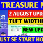 Good News😱 Treasure NFT New Update | Treasure FUN New Update Today | Treasure Nft Withdrawal Update