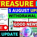 Good News🤑 Treasure NFT New Update | Treasure FUN New Update Today | Treasure Nft Withdrawal Update