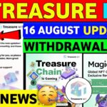 Good News🤑 Treasure NFT New Update | Treasure FUN New Update Today | Treasure Nft Withdrawal Update