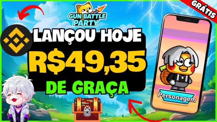🔥 JOGO NFT GRÁTIS MOBILE  – PAGANDO MUITO ! Como INICIAR no GUN BATTLE PARTY – JOGO FREE TO PLAY