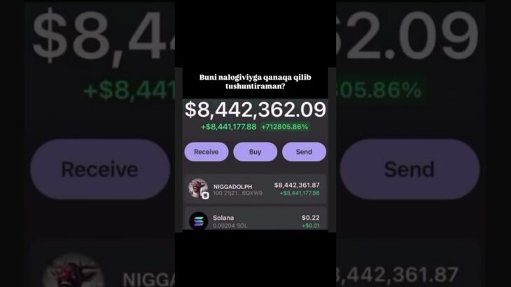 Kanalimda 2025-yilda “NFT/Kriptoda 0dan 10.000$ga 3 oyda chiqish” bo’yicha video qo’llanma bor✅