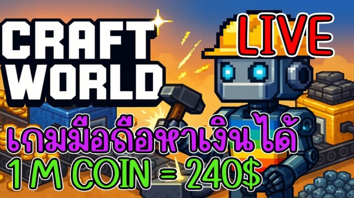 [ LIVE ] Craft World (NFT) วันนี้คุณโดนแบนแล้วหรือยัง? สายฟรี EP.11