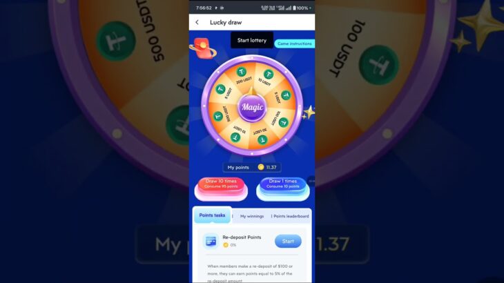 Live MagicNFT Lucky Draw Profit #nft #rtx #lgns #as #btc