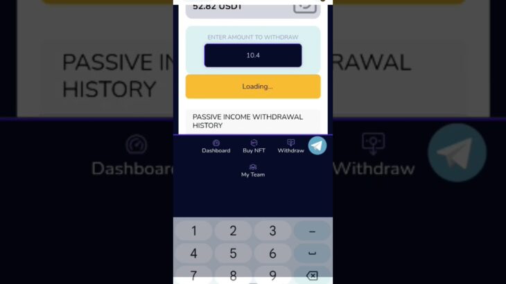 Live withdrawal in Popeye word Nft plan