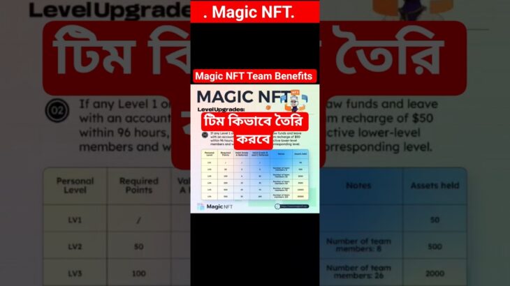 Magic NFT Team Benefits | Magic Nft Team Reward | Magic Nft Update Today