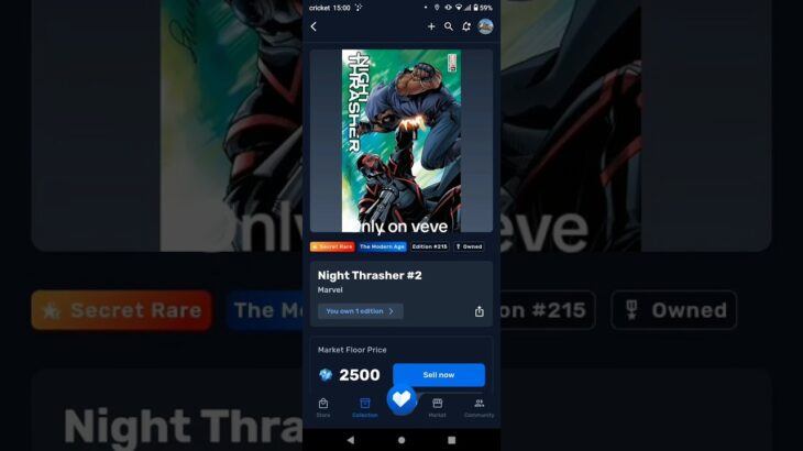 Only on veve Night Thrasher 2 #veve #nft  #earnmoneyonline #marvel #marvelcomics