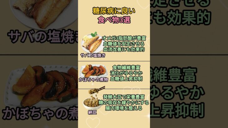 医者がすすめる糖尿病改善食TOP3