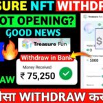 Treasure Fun Breaking News 🔥| Treasure New Update Today | Treasure NFT Withdrawal | TUFT Price