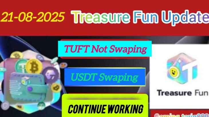 Treasure NFT Today Update |Treasure NFT full detail |USdt Swap Kesy kren?